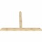 Ekena Millwork Portland Rough Sawn Timber Gable Bracket, Douglas Fir, 96"W x 64"H x 4"D x 6"F, 16/12 Pitch GBW096X64X0406POR00RDF - alternate 4